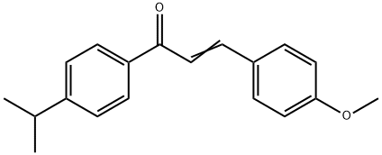 4'-isopropyl-4-methoxychalcone  Structure