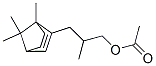 2-methyl-3-(1,7,7-trimethylbicyclo[2.2.1]hept-2-en-2-yl)propyl acetate Structure