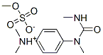 N,N,N-trimethyl-4-[[(methylamino)carbonyl]amino]anilinium methyl sulphate Structure
