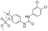 4-[[[(3,4-dichlorophenyl)amino]carbonyl]amino]-N,N,N-trimethylanilinium methyl sulphate Structure