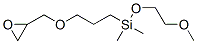 (3-(2,3-epoxypropoxy)propyl)(2-methoxyethoxy)dimethylsilane Structure