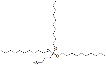 3-[tris(decyloxy)silyl]propanethiol Structure