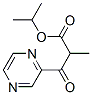 isopropyl alpha-methyl-beta-oxopyrazinepropionate Structure