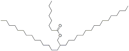 2-tetradecyloctadecyl octanoate Structure