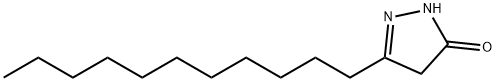 2,4-dihydro-5-undecyl-3H-pyrazol-3-one Structure