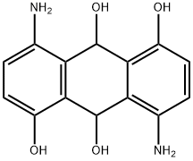 4,8-diamino-9,10-dihydroanthracene-1,5,9,10-tetrol Structure