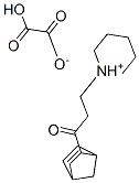 1-[3-[bicyclo[2.2.1]hept-5-en-2-yl]-3-oxopropyl]piperidinium hydrogen oxalate Structure