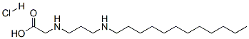 N-[3-(dodecylamino)propyl]glycine hydrochloride Structure