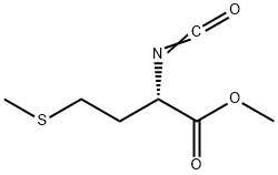 (S)-(-)-2-ISOCYANATO-4-(메틸티오)부티르산메틸에스테르 구조식 이미지