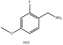 (2-플루오로-4-메톡시페닐)메탄아민 구조식 이미지