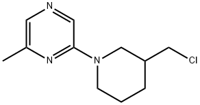 2-[3-(클로로메틸)피페리디노]-6-메틸피라진 구조식 이미지