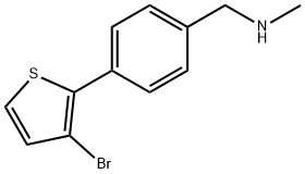 4-(3-BROMOTHIEN-2-YL)-N-METHYLBENZYLAMINE Structure