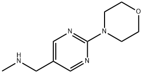 N-METHYL-(2-MORPHOLINOPYRIMIDIN-5-YL)METHYLAMINE Structure