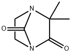 1,4-Diazabicyclo[2.2.1]heptane-2,7-dione,3,3-dimethyl-(9CI) 구조식 이미지