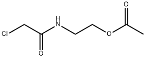 2-[(2-chloro-1-oxoethyl)amino]ethyl acetate Structure