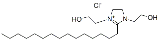 4,5-dihydro-1,3-bis(2-hydroxyethyl)-2-pentadecyl-1H-imidazolium chloride Structure
