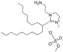 (Z)-1-(2-aminoethyl)-2-(8-heptadecyl)-4,5-dihydro-3-methyl-1H-imidazolium methyl sulphate Structure