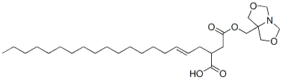 4-(1H,3H,5H-oxazolo[3,4-c]oxazol-7a(7H)-ylmethyl) hydrogen 2-octadec-2-enylsuccinate Structure