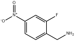 Benzenemethanamine,  2-fluoro-4-nitro- Structure