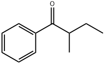 1-Phenyl-2-methyl-1-butanone Structure