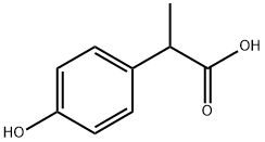 2-(4-HYDROXYPHENYL)PROPIONIC ACID 구조식 이미지