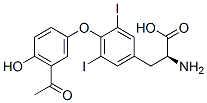 3'-acetyl-3,5-diiodothyronine Structure