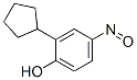 2-cyclopentyl-4-nitrosophenol  Structure