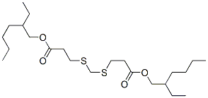 bis(2-ethylhexyl) 3,3'-[methylenebis(thio)]bispropionate Structure