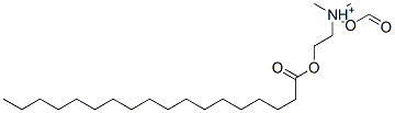 dimethyl[2-(stearoyloxy)ethyl]ammonium formate Structure