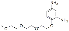 4-[2-[2-(2-methoxyethoxy)ethoxy]ethoxy]benzene-1,3-diamine 구조식 이미지