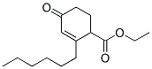 에틸2-헥실-4-옥소시클로헥스-2-엔-1-카르복실레이트 구조식 이미지