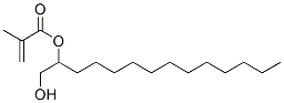 1-(hydroxymethyl)tridecyl methacrylate Structure