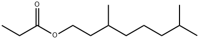 3,7-dimethyl-1-octyl propionate Structure