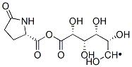 5-oxo-L-proline, 6-ester with D-glucose 구조식 이미지