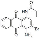 N-(4-amino-3-bromo-9,10-dihydro-9,10-dioxoanthryl)propionamide Structure