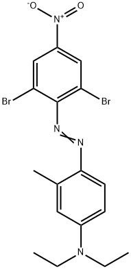 4-[(2,6-dibromo-4-nitrophenyl)azo]-N,N-diethyl-m-toluidine Structure