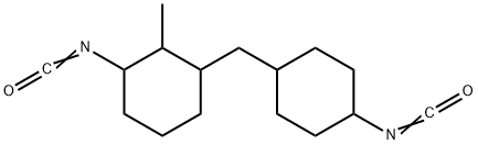 1-isocyanato-3-[(4-isocyanatocyclohexyl)methyl]-2-methylcyclohexane Structure