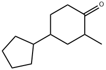 4-사이클로펜틸-2-메틸사이클로헥산-1-온 구조식 이미지