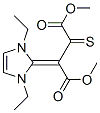 DIMETHYL 2-(1,3-DIETHYL-1H-IMIDAZOL-2(3H)-YLIDENE)-3-THIOXOSUCCINATE 구조식 이미지