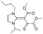 (Z)-DIMETHYL 2-(1-BUTYL-3-ISOPROPYL-1H-IMIDAZOL-2(3H)-YLIDENE)-3-THIOXOSUCCINATE Structure