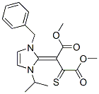 (Z)-DIMETHYL 2-(1-BENZYL-3-ISOPROPYL-1H-IMIDAZOL-2(3H)-YLIDENE)-3-THIOXOSUCCINATE Structure