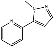 2-(1-메틸-1H-피라졸-5-일)피리딘 구조식 이미지