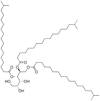 D-glucitol triisooctadecanoate Structure