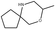 9-Oxa-6-azaspiro[4.5]decane,  8-methyl- Structure