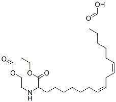 2-[[2-(formyloxy)ethyl]amino]ethyl (9Z,12Z)-octadeca-9,12-dienoate, formate 구조식 이미지