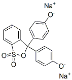 disodium 4,4'-(3H-2,1-benzoxathiol-3-ylidene)bisphenolate S,S-dioxide Structure