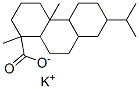 potassium tetradecahydro-7-isopropyl-1,4a-dimethylphenanthren-1-carboxylate Structure