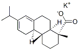 potassium [1R-(1alpha,4abeta,4balpha,10aalpha)]-1,2,3,4,4a,4b,5,9,10,10a-decahydro-7-isopropyl-1,4a-dimethylphenanthren-1-carboxylate 구조식 이미지