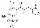 4-아미노-5-(에틸술포닐)-2-메톡시-N-(2-피롤리디닐메틸)벤즈아미드 구조식 이미지