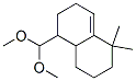 5-(dimethoxymethyl)octahydro-1,1-dimethylnaphthalene Structure